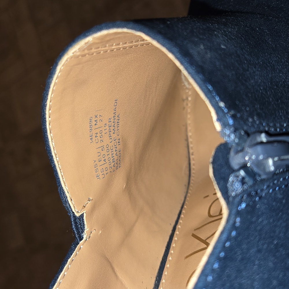 Calvin Klein Faux Suede Heels - Picture 8 of 9